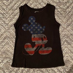 Mickey American Flag Muscle Tee/Tank Top